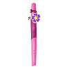 Ручка шариковая "deVENTE. Study Pen" обучающая письму, для правшей, d=0,7 мм, с каучуковым держателем и подвеской, сменный стержень, с индивидуальной маркировкой, синие чернила