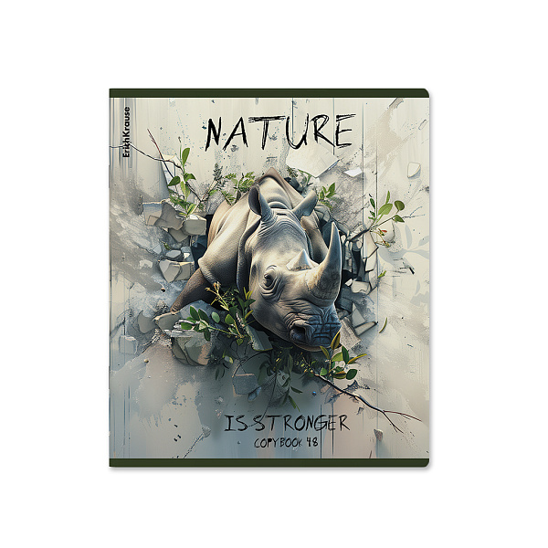 Тетрадь 48 л. кл. "Nature Power, твин-лак ErichKrause _MIX-PACK