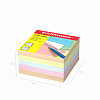 Блок бумаги  9*9*5см ErichKrause запасной ассорти