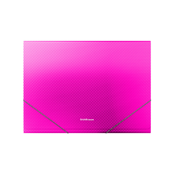 Папка-картотека 7 отд. ErichKrause Diamond Vivid, A4, ассорти (в пакете по 4 шт.)