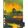 Разделитель листов "deVENTE. Nature" A5 (160x210 мм) ламинированный мелованный картон 210 г/м2, с рисунком, 5 шт, индивидуальная упаковка