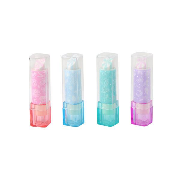 Ластик "Flower Zefir Lipstick", 4 вида 
