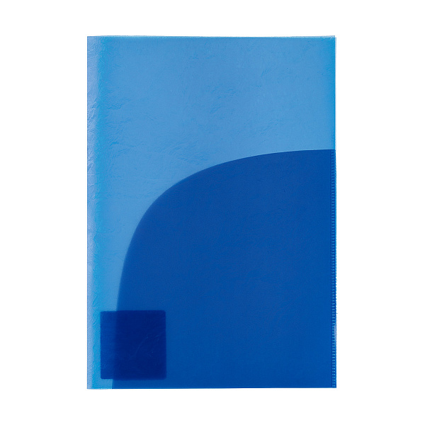 Папка - уголок А4 (2 кармана) "Expert Complete" Premier 180 мкм волокно синий new EC21230002