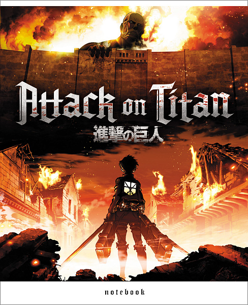 Тетрадь 48 л. кл. "Атака Титанов- Выпуск №1" на скобе, скругл.углы 