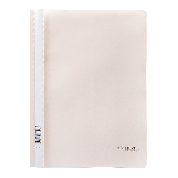 Скоросшиватель A4 140/180 мкм волокно персиковый "Expert Complete" Trend Pastel
