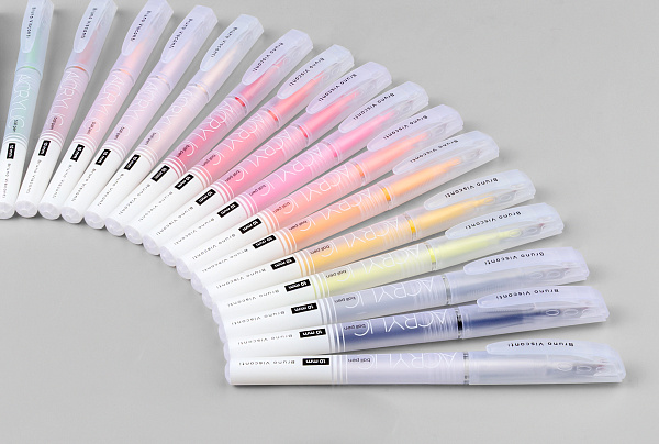 Набор ручек АКРИЛОВЫХ "FLORA.PARADISE.Lemons", 1,0 мм, 24 цвета