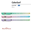 Ручка шариковая 0,5 мм "ColorSurf.Zefir" С ЧЕРНИЛАМИ НА МАСЛЯНОЙ ОСНОВЕ СИНЯЯ (3 цвета корпуса)