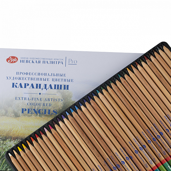 Набор профессиональных цветных карандашей "Мастер-Класс", 36 цветов, в жестяном пенале