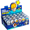 Точилка 1 отв. deVENTE. Space Team, пластиковая с покрытием Soft 