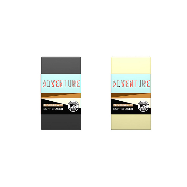 Ластик ErichKrause Adventure (в коробке )