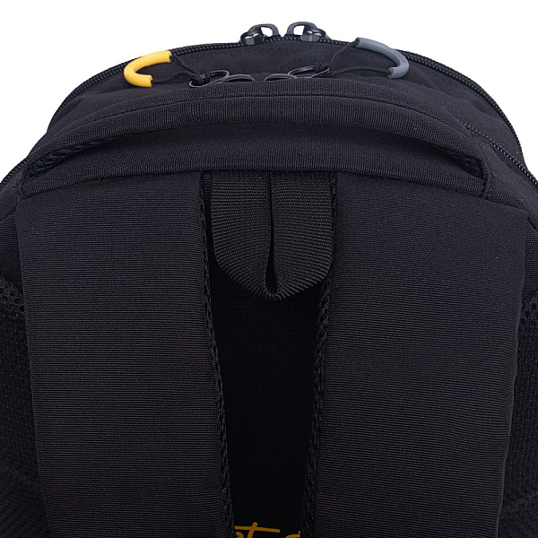 Рюкзак школьный с картхолдером на держателе (/1 черный - серый)