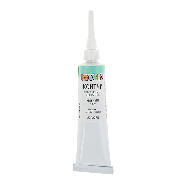 Контур акрил стекло керамика Декола 18мл Мятный 