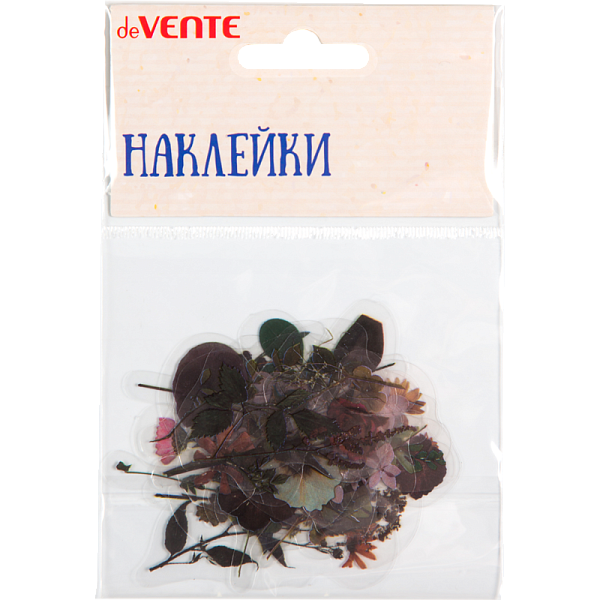 Набор наклеек для творчества "deVENTE. Autumn mood" от 2x6 см до 5x6 см, ПВХ, ассорти 20 дизайнов, в пластиковом пакете с блистерным подвесом,
