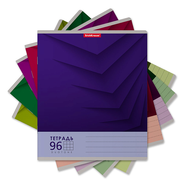 Тетрадь 96 л. кл.  "Duotone Next", ErichKrause MIX-PACK