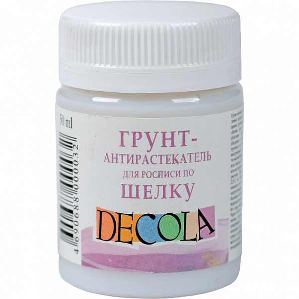 Грунт-антирастекатель для росписи по шелку 50мл Декола