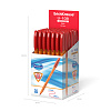 Ручка шариковая ErichKrause® U-108 Orange Stick 1.0, Ultra Glide Technology, цвет чернил красный (в коробке по 50 шт.)