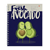 Тетрадь 80 л. кл. на гребне А5+ "АВОКАДО" 5 ВИДОВ