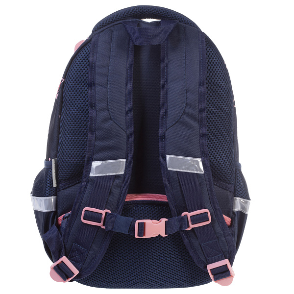 Рюкзак Hatber PRIMARY SCHOOL-CATs- 38,5Х26Х17СМ полиэстер нагрудная стяжка светоотраж. 2 отделения 2 кармана и 1 потайной на спинке