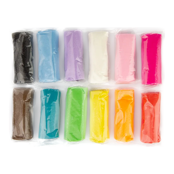 Набор теста для лепки Луч 12 цветов с формочками