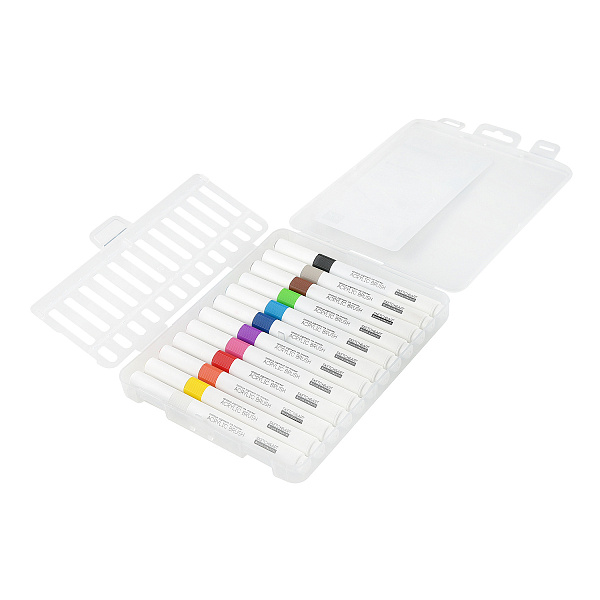 Набор маркеров-кистей акриловых "SKETCH&ART" 12 ЦВ.