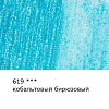 Карандаш акварельный художественный "VISTA-ARTISTA" "Gallery"  заточенный 619 Кобальтовый бирюзовый (Cobalt turquoise)