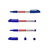 Маркер для доски ErichKrause® W-110, цвет чернил синий (в коробке по 12 шт.)