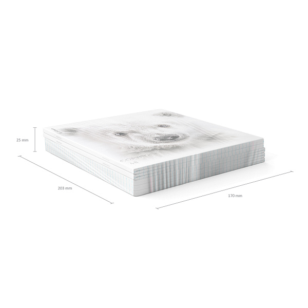 Тетрадь 48 л. кл. "Whiteout", ламинация soft-touch+выборочный УФ-лак ErichKrause _MIX-PACK