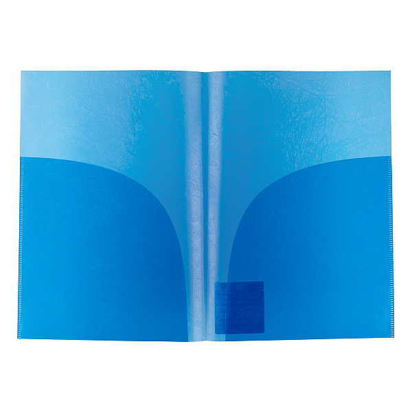 Папка - уголок А4 (2 кармана) "Expert Complete" Premier 180 мкм волокно синий new EC21230002