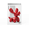 Блокнот А6 80 л. кл. на спирали ErichKrause Balloon Dog, MIX-PACK