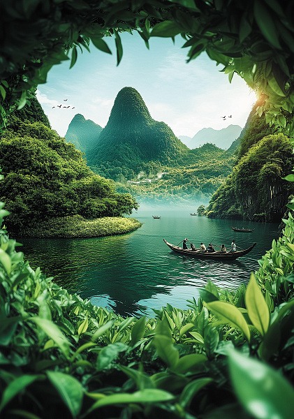 Пазл 1000 эл. "Затерянный остров" "ФРЕЯ"