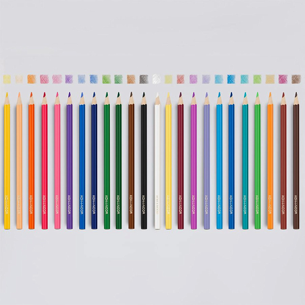 Карандаши 24 цвета Koh-I-Noor "RED LION", картонная коробка с европодвесом