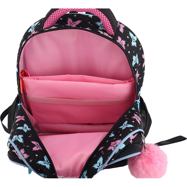 Рюкзак "deVENTE. Grade. Butterfly Dreams" школьный жесткий 37x28x16 см (16 л) вес 700 г, плотный износостойкий полиэстер с водоотталкивающей пропиткой, 2 просторных отделения на молнии (одно отделение с разделителями для учебников, другое отделение с