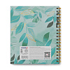 Тетрадь 96 л. кл. на гребне "Зелёные мечты" с пластик. обложкой с тисн. золотой фольгой, цвет. запечат. титульн.лист, 400 мкм., A5 65 г/кв.м , белизна 100 % 01535  "Светоч"