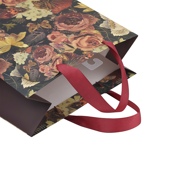 Пакет подарочный PREMIUM "LUSH BOUQUET", L, 26 x 32.4 x 13 см