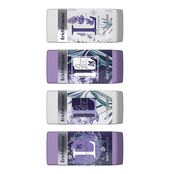 Ластик ErichKrause Lavender (в коробке)