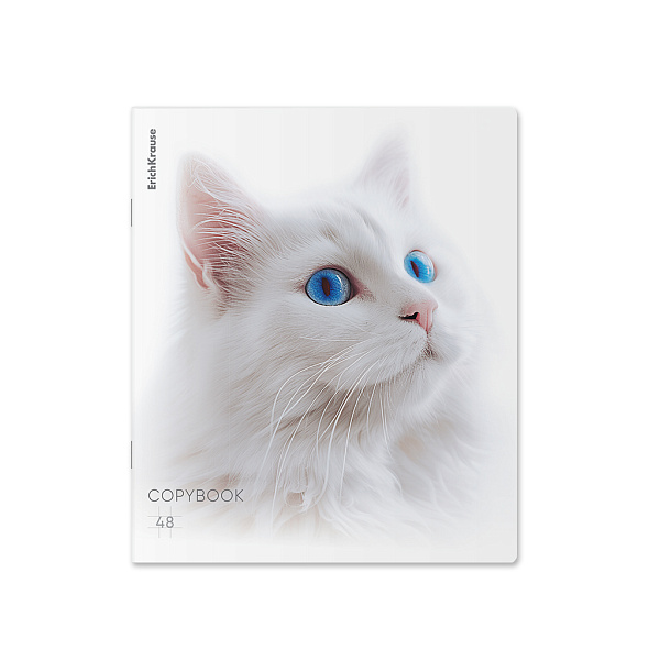 Тетрадь 48 л. кл. "Whiteout", ламинация soft-touch+выборочный УФ-лак ErichKrause _MIX-PACK
