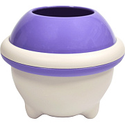 Подставка для пишущих принадлежностей пластиковая "deVENTE. Astronaut" 11,5×9,5 см, в форме шара, ассорти 2 цвета