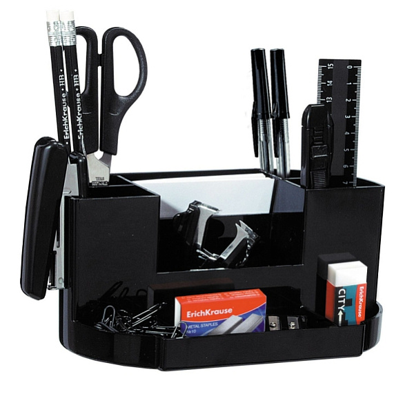 Набор настольный 12 предметов ErichKrause Victoria, Classic, черный