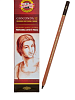 Сепия в карандаше 4.2 мм GIOCONDA 8804, коричневая, тёмная, лаковый корпус, 175 мм