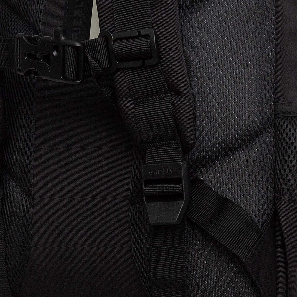 Рюкзак школьный с чехлом для мелочей (/1 черный - желтый)