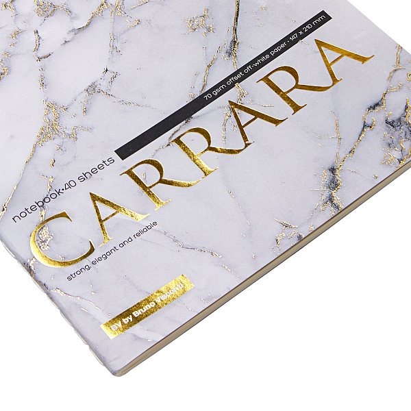 Тетрадь А5 40 л. лин. Bruno Visconti "Carrara",