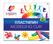 Пластилин 16 цв. Луч "Классика"
