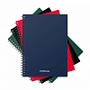 Тетрадь А5 60 л. кл. пластиковая обложка на спирали ErichKrause Classic, ассорти, MIX-PACK