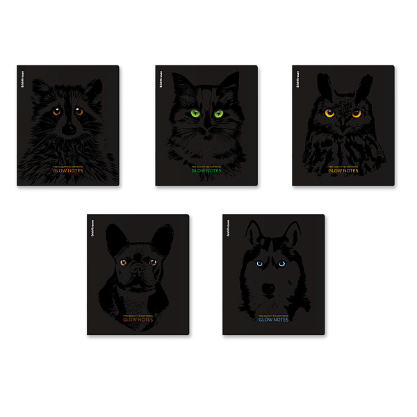 Тетрадь 48 листов в клетку "Gaze", ламинация soft-touch+выборочный УФ-ла ErichKrause_MIX-PACK