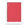 Тетрадь 80 листов в клетку пластиковая обложка на спирали "Reef", коралловый, ErichKrause А5 