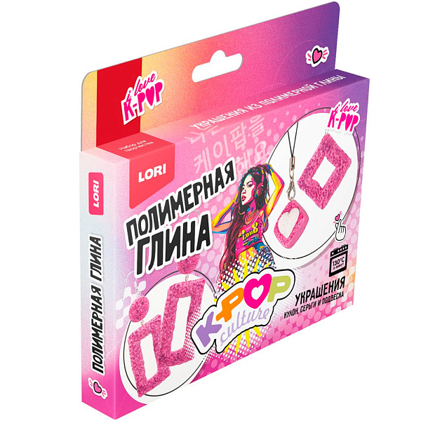 Полимерная глина.Украшения K-POP "Яркий образ"