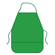 Фартук для труда 39*49 зеленый