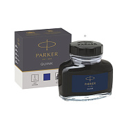 Флакон чернил для перьевой ручки Паркер, чернила синего цвета