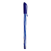 Ручка шариковая 0,7 мм "deVENTE. Карамелька", непрозрачный полосатый корпус, игольчатый пишущий узел
