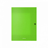 Папка на кнопке пластиковая  ErichKrause® Matt Neon, с 3 клапанами, 8мм, A4, ассорти (в пакете по 4 шт.)